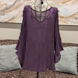NWT Elegant Purple Women's Top